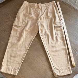 a new day Beige Cargo Pants with Side Pockets